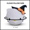 Sanrio Hello Kitty Witchy Kitty Travel Cloud Pillow 18 Inches